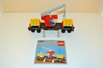 Lego Vintage 4.5V Train Set Number 7817, Crane Wagon, Produced 1985. Fixed Price $119.99.