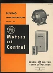 1951 Motors & Control Catalog General Electric Supply Corp 49 Pg Illustrated. Fixed Price $29.99.
