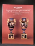 Sotheby's European Ceramics, Furniture & Other Decorative Arts 29 September 1992. Fixed Price $24.00.