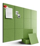 Fluxynara 12-PACK Large Felt Bulletin Board 48"X36" Kelly Green Pin. Fixed Price $54.38.
