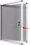 Swancrown Fabric Bulletin Board Enclosed Wall-mounted Display Case For Office.... Fixed Price $124.92.