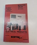 Vintage Boston Electrical Incom Products Catalog EP83 Paperback 1982. Fixed Price $16.79.