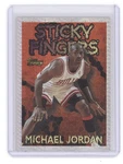 Michael Jordan 1996 Topps Seasons Best Sticky Fingers Chicago Bulls Q1887. Fixed Price $500.00.
