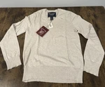 *bnwt 2002 Vintage* Abercrombie & Fitch Men Cream Cotton Sweater Small. Fixed Price $53.99.