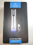 Zulay Electric Wine Opener W/ Charging Base & Foil Cutter Stainless Steel Automa. Fixed Price $34.99.