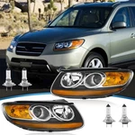 Upgrade Compatible With 2007-2012 Hyundai Santa Fe Se/limited/gls Headlight. Fixed Price $238.48.