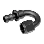 Redhorse Fuel Hose Fitting 2180-08-2; Push Lock End Black -08AN Deg. Fixed Price $27.30.