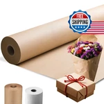 Maxtbee 48" 1500"(125') Thickened Brown Kraft Paper Roll, Bulletin Board Arts. Fixed Price $78.29.