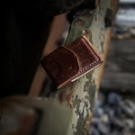 Leather Cash Wallet, Hand Stitched Slim Minimalist Front Pocket Edc. Fixed Price $56.00.