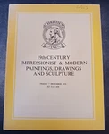 Christies Dec 1979 19TH Century Impressionist & Modern Paintings, Sculpture. Fixed Price $33.20.