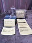 VTG1970S Acrylic Lucite Religious Cross & Precious Promises Christian Card Lot. Fixed Price $19.00.