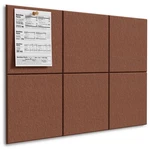 Large Cork For Wall 36" X 24", Chocolate Brown Bulletin Board, Pack F.... Fixed Price $30.99.