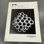 Sotheby's 20TH Century Decorative Works Of Art June 1993 Auction Catalog 1432. Fixed Price $15.39.