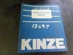 Kinze Model 450C Grain Conveyor Wagon Operator & Parts Manual M0143. Fixed Price $15.00.