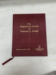 The Magnificent Jewels Of Florence J. Gould Christies New York & Sold Price List. Fixed Price $149.99.