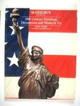 Sothebys Auction Catalog New York 19TH Century Furniture Decorations Art 1985. Fixed Price $14.99.
