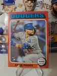 2024 Topps Heritage Mini Andy Pages Los Angeles Dodgers Rc Rookie Short Print. Fixed Price $19.00.