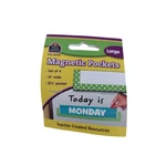 Teacher Created Resources Magnetic Pockets Large Set Of 4 Green White Tcr 20725. Fixed Price $13.99.