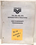 Used Service Booklet For Versatile Designation 6 Tractors Ref # 1212025-219. Fixed Price $15.00.
