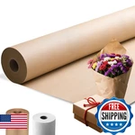 Maxtbee 48X125 Brown Kraft Paper Roll Arts Crafts Gift Wrapping Packaging. Fixed Price $70.45.