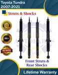 Premium Oe Front Struts & Rear Shocks For 2007-2021 Toyota Tundra 9 Yr Warranty. Fixed Price $178.48.