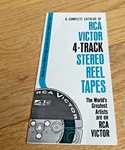Vintage 1960S Rca Victor 4-TRACK Stereo Reel Tapes Catalog. Fixed Price $9.50.