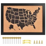 Yccyyccy Cork Board Map Of The United State, Approx. 11 14 Inches, Us. Fixed Price $14.49.