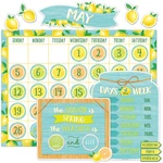 Teacher Created Resources Lemon Zest Calendar Bulletin Board TCR8479. Fixed Price $27.99.