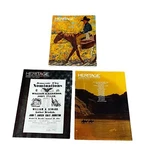 Heritage American Lot Of 3 Catalog Books Legends The West Political. Fixed Price $27.99.