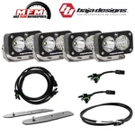 Baja Designs Dual Mirror Mount S2 Clear Combo Ditch Lights 2021+ Ford Bronco. Fixed Price $649.70.
