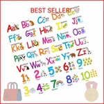 Gersoniel 6 Sheets Abc Alphabet Classroom Wall Decals Large Educational Letter. Fixed Price $12.28.