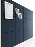 Bumusty Large Cork Board 47"X35" Alternative - 12 Pack Felt Wall Tiles With 7.... Fixed Price $46.61.