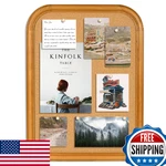 Aitakatta 23.6X17.7" Cork Bulletin Board For Walls, Decorative Wood Frame. Fixed Price $87.23.