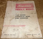 Vintage Kewanee 1100 Series Hydraulic Wing Disk Owners Manual Good Used. Fixed Price $9.99.