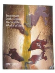 Sothebys Important 20TH Century Decorative Works Of Art Auction Catalog 1995. Fixed Price $18.74.