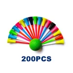 200PACK 83MM Golf Tees Multi Color Plastic With Rubber Cushion Top Quality Au. Fixed Price $17.86.