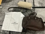 (new) Coach Soft Empire Carryall Bag 40, Smooth Leather / Brass Maple. Fixed Price $500.00.