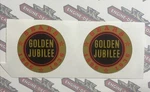 Sears Craftsman Golden Jubilee Decals 1886-1936 Set. Fixed Price $11.90.