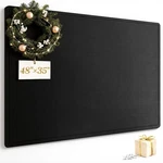 Bulletin Board 48X35IN Felt Cork Notice Foldable Pushpin Photo Display Off. Fixed Price $49.64.