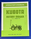 Kubota Operator S Manual RC60-71H Rotary Mower. Fixed Price $17.50.