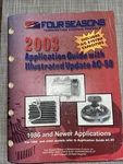 Four Seasons Illustrated Catalog AC-59 2003 Free Shipping With Capacities. Fixed Price $19.89.