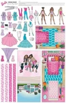 Riley Blake Collection Of Barbie-themed Merchandise, Including 5 Stackers,. Fixed Price $32.00.