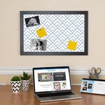 Arttoframes Custom Cork Bulletin Board Minimal Framed Satin Black. Fixed Price $65.84.