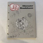 J&n Auto Electric Inc. Alternator Breakdowns 1998 Catalog #910-17810. Fixed Price $9.89.