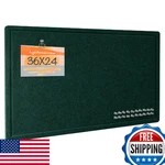 Bulletin Board, 36 X 24 Inches Felt Pin - Decorative Cork Alternative For. Fixed Price $67.80.