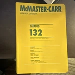 Mcmaster-carr Catalog 132 Yellow Industrial Tool Guide Atlanta Georgia. Fixed Price $200.00.
