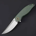 Petrified Fish Simum Folding Knife 3.5" Bohler K110 Steel Blade Micarta Handle. Fixed Price $46.29.