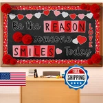Gisgfim Valentine's Day Classroom Bulletin Board Decor Set With 3D Tissue Paper. Fixed Price $47.11.