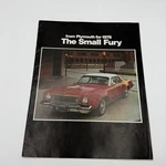 1975 Plymouth Fury Small Original Car Sales Brochure Catalog Booklet. Fixed Price $10.95.