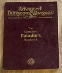 1994 Ad&d Complete Paladin's Handbook Tsr 2147 Dungeons Dragons. Fixed Price $50.00.